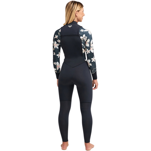 2026 Roxy Womens Swell Natural 5/4mm Chest Zip Wetsuit 26BW213510 - Hibiscus Real